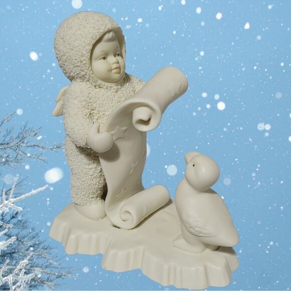 Snowbabies Are You On My List Figurine - Picture 1 of 4